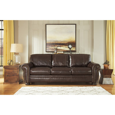Banner Coffee Leather Sofa - bellafurnituretv