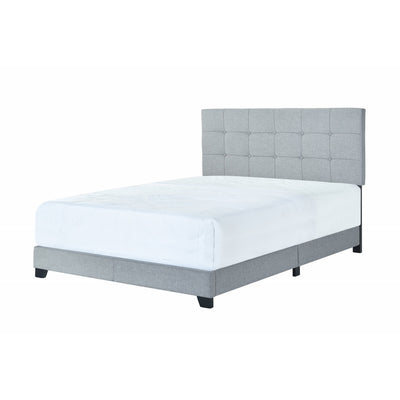 [SPECIAL] Florence Gray Upholstered Full Bed | 5270 - bellafurnituretv