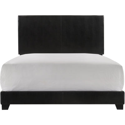 [SPECIAL] Erin Black Faux Leather Full Bed | 5271 - bellafurnituretv
