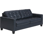 Altonbury Blue Leather Sofa - bellafurnituretv