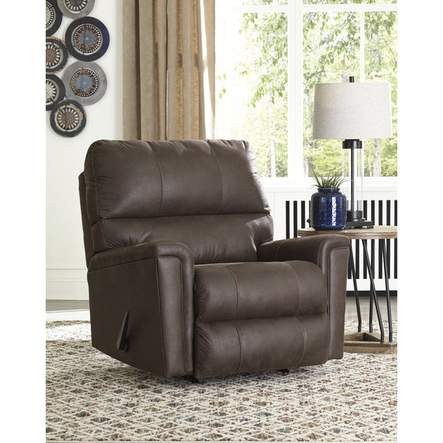 Belle Recliner - Leather Tan - McPhail's Furniture