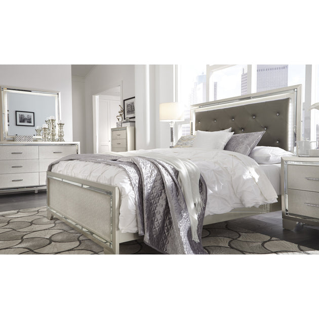 Lonnix queen shop panel bed