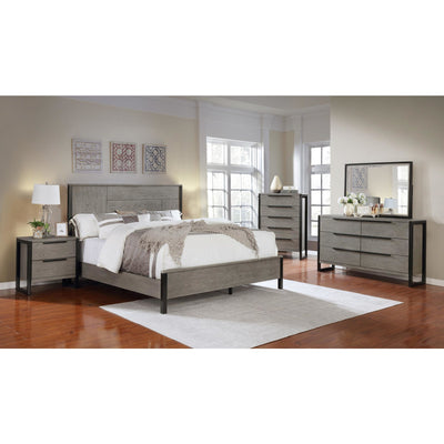 Lorraine Gray Panel Bedroom Set - bellafurnituretv