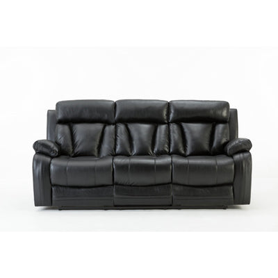 Colette Black Reclining Sofa - bellafurnituretv