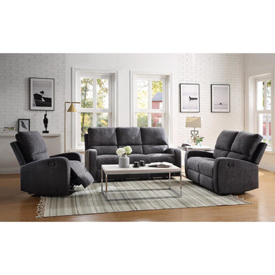 Bronson Gray Reclining Living Room Set - bellafurnituretv
