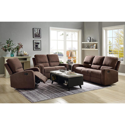 Bronson Brown Reclining Living Room Set - bellafurnituretv