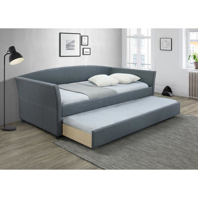 Evan Gray Twin Daybed with Trundle - bellafurnituretv