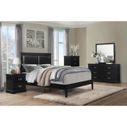 Seabright Black Queen Panel Bed - bellafurnituretv