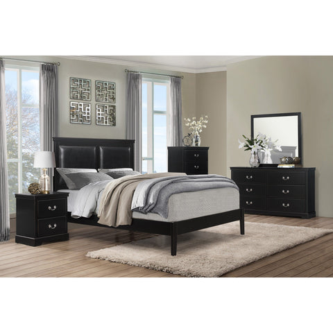 Seabright Black Bedroom Mirror - bellafurnituretv