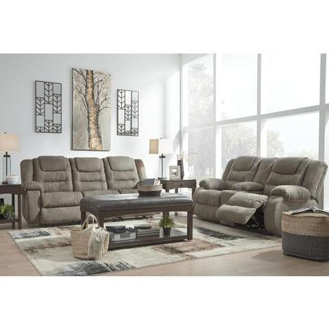 McCade Cobblestone Reclining Loveseat - bellafurnituretv