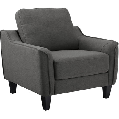 Jarreau Gray Chair - bellafurnituretv
