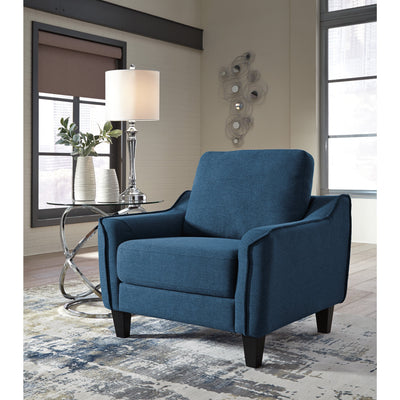 Jarreau Blue Chair - bellafurnituretv