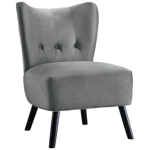 Imani Gray Accent Chair - bellafurnituretv