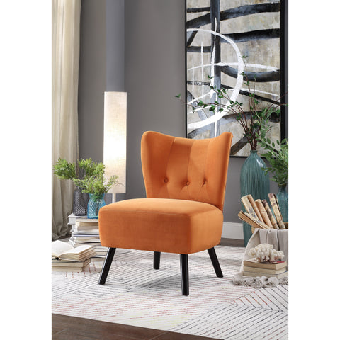 Imani Orange Accent Chair - bellafurnituretv