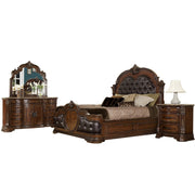 [SPECIAL] Antoinetta Cherry Panel Bedroom Set - bellafurnituretv