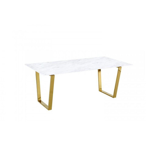 Cameron Gold/Beige Dining Set - bellafurnituretv