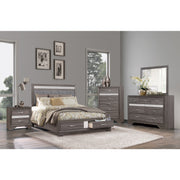 [SPECIAL] Luster Gray Storage Platform Bedroom Set - bellafurnituretv