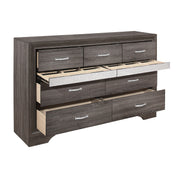 Luster Gray Dresser - bellafurnituretv