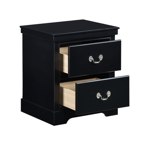 Seabright Black Nightstand - bellafurnituretv