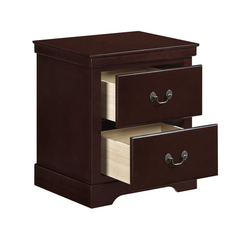 Seabright Cherry Nightstand - bellafurnituretv