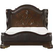 Royal Highlands Rich Cherry King Panel Bed - bellafurnituretv