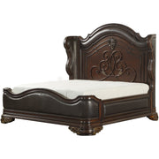 Royal Highlands Rich Cherry Queen Panel Bed - bellafurnituretv