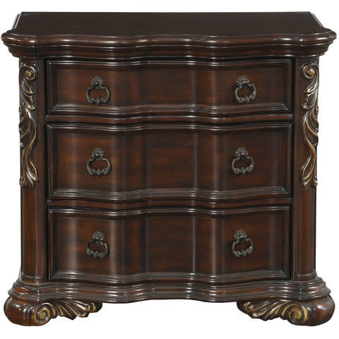 Royal Highlands Rich Cherry Panel Bedroom Set - bellafurnituretv