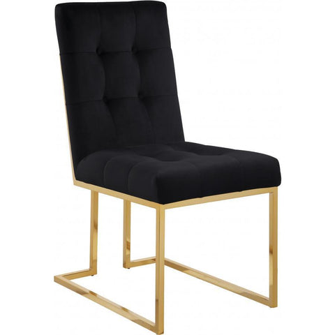 Pierre Gold/Black Dining Set - bellafurnituretv