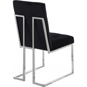 Alexis Velvet Black Dining Chair, Set of 2 - bellafurnituretv