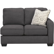 Alenya Charcoal LAF Sectional - bellafurnituretv