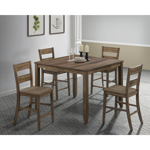 Sean Brown Melamine Counter Height Table - bellafurnituretv