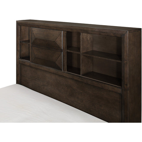 [SPECIAL] Chesky Bookcase Storage Platform Bedroom Set - bellafurnituretv