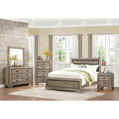 Beechnut Brown King Panel Bed - bellafurnituretv