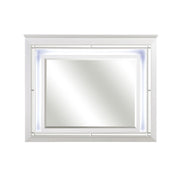Allura White LED Panel Bedroom Set - bellafurnituretv