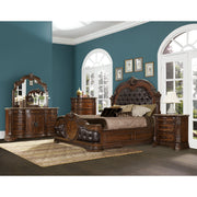 [SPECIAL] Antoinetta Cherry Panel Bedroom Set - bellafurnituretv