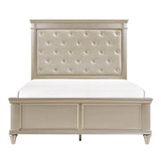 Celandine Silver King Panel Bed - bellafurnituretv