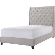 Chantilly Khaki Upholstered Queen Bed - bellafurnituretv