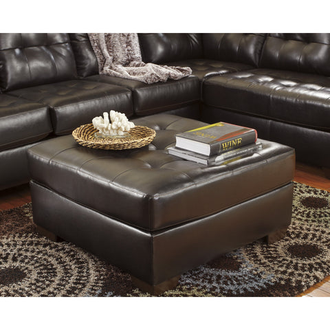 Alliston Chocolate Oversized Accent Ottoman - bellafurnituretv