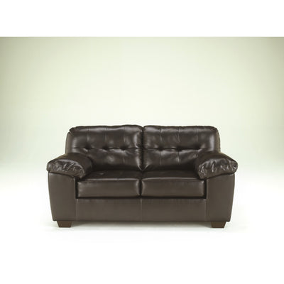 Alliston Chocolate Loveseat - bellafurnituretv