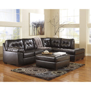 Alliston Chocolate RAF Sectional - bellafurnituretv