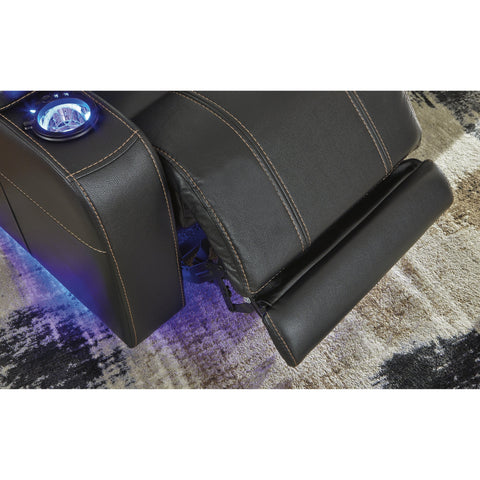 Boyband Black Power Recliner with LED| 21202 - bellafurnituretv