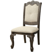 Kiera Gray Side Chair, Set of 2 - bellafurnituretv