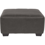 Aberton Gray Oversized Accent Ottoman - bellafurnituretv