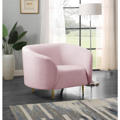 Lavilla Velvet Pink Living Room Set - bellafurnituretv