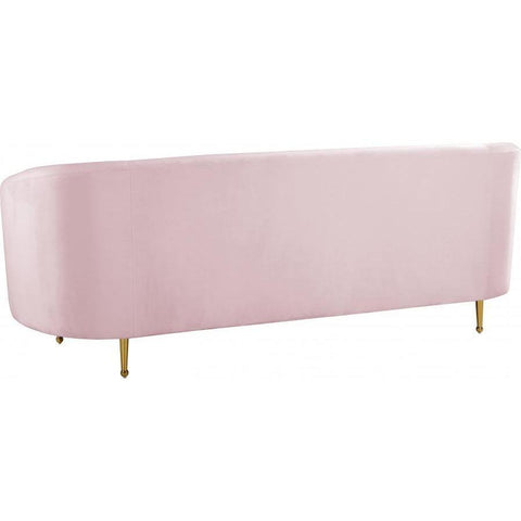 Lavilla Velvet Pink Sofa - bellafurnituretv