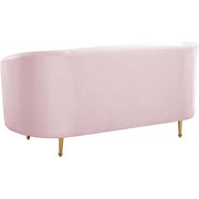 Lavilla Velvet Pink Loveseat - bellafurnituretv