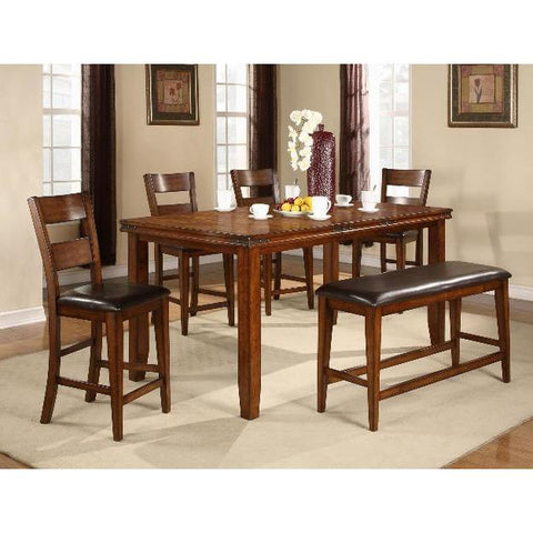 Figaro Brown Counter Height Table - bellafurnituretv
