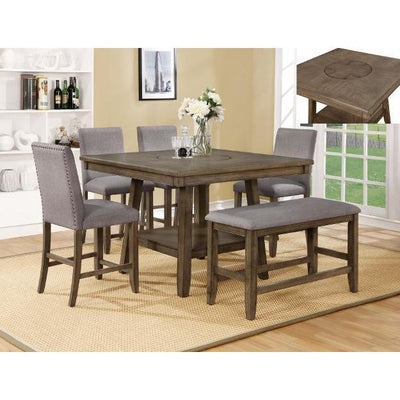 Manning Brown Counter Height Table - bellafurnituretv