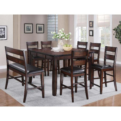 Maldives Brown Counter Height Table - bellafurnituretv