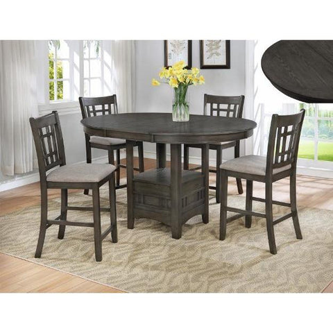 Hartwell Gray Counter Height Set - bellafurnituretv